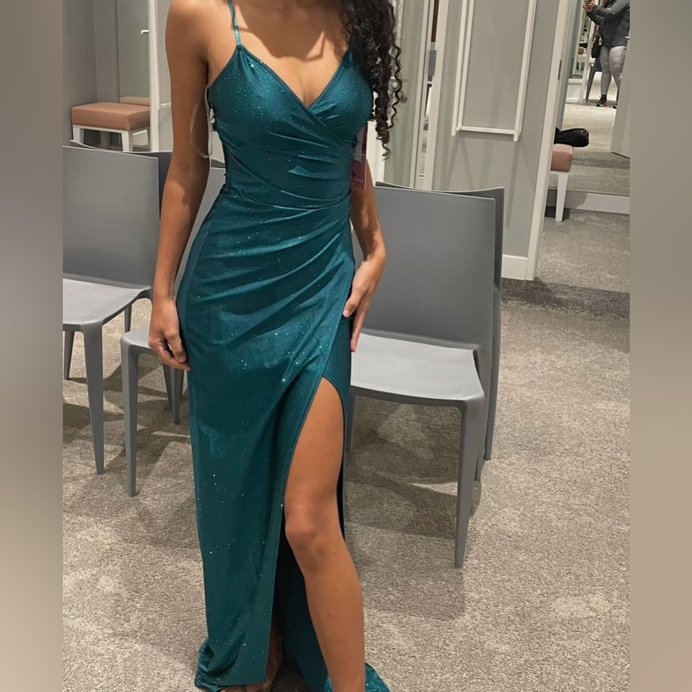 Emerald Green Sparkle Dress